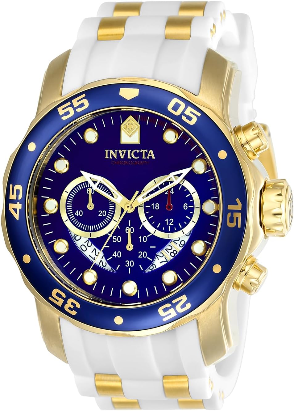 Detalle de Invicta Pro Diver Montre Homme – Mouvement Quartz, Acier Inoxydable, 48 mm