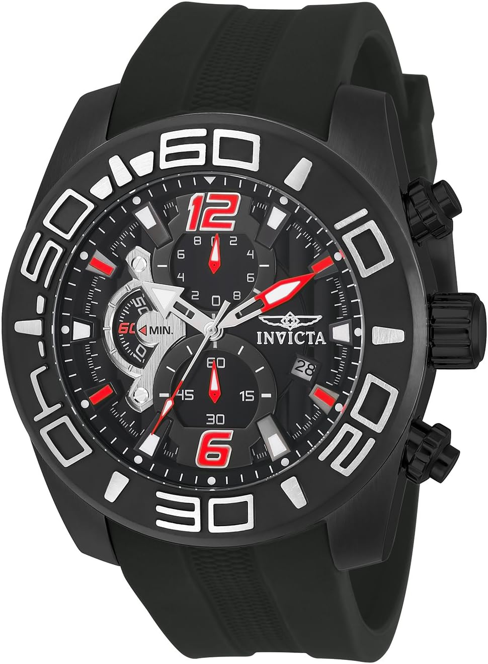 Detalle de Invicta Pro Diver 22812 pour homme – montre acier inox 50 mm, cadran bleu, mouvement à quartz