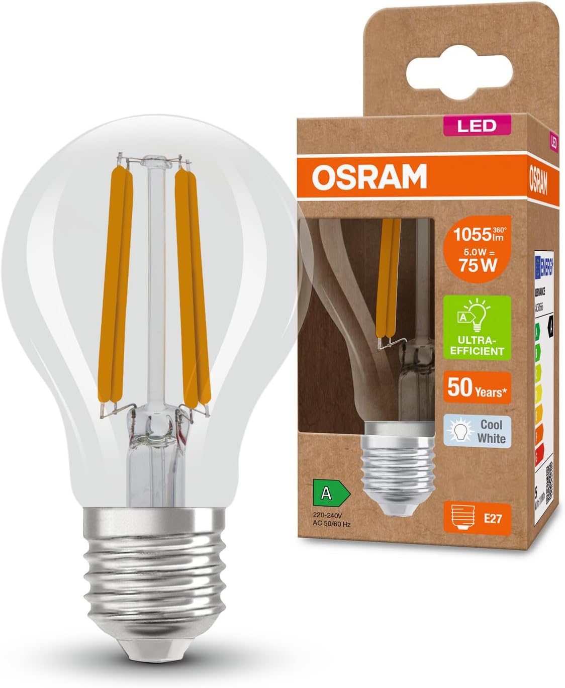 Thumbnail 5 de OSRAM ampoule LED E27 5 pièces