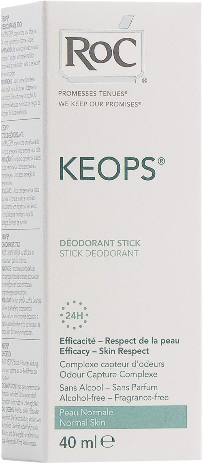 Detalle de RoC Déodorant en stick Keops 24H, 40 ml