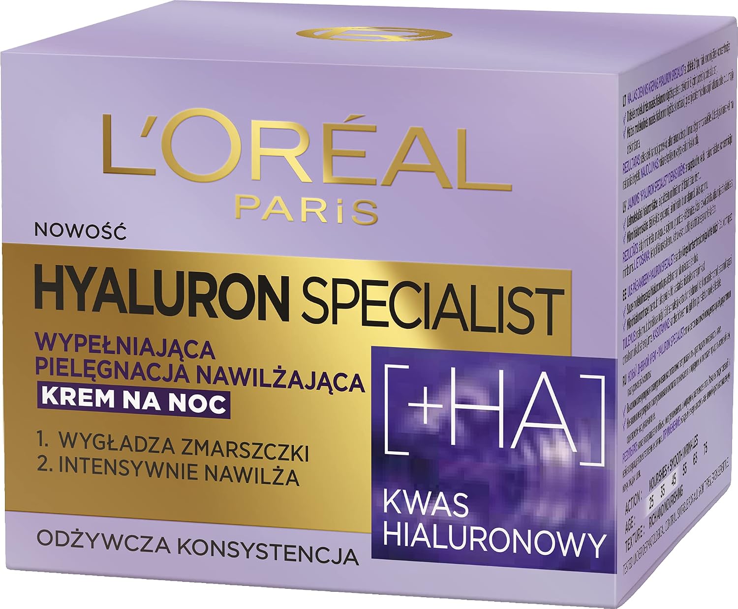 Detalle 2 de HYAL Crème nuit réhydratante 50 ml