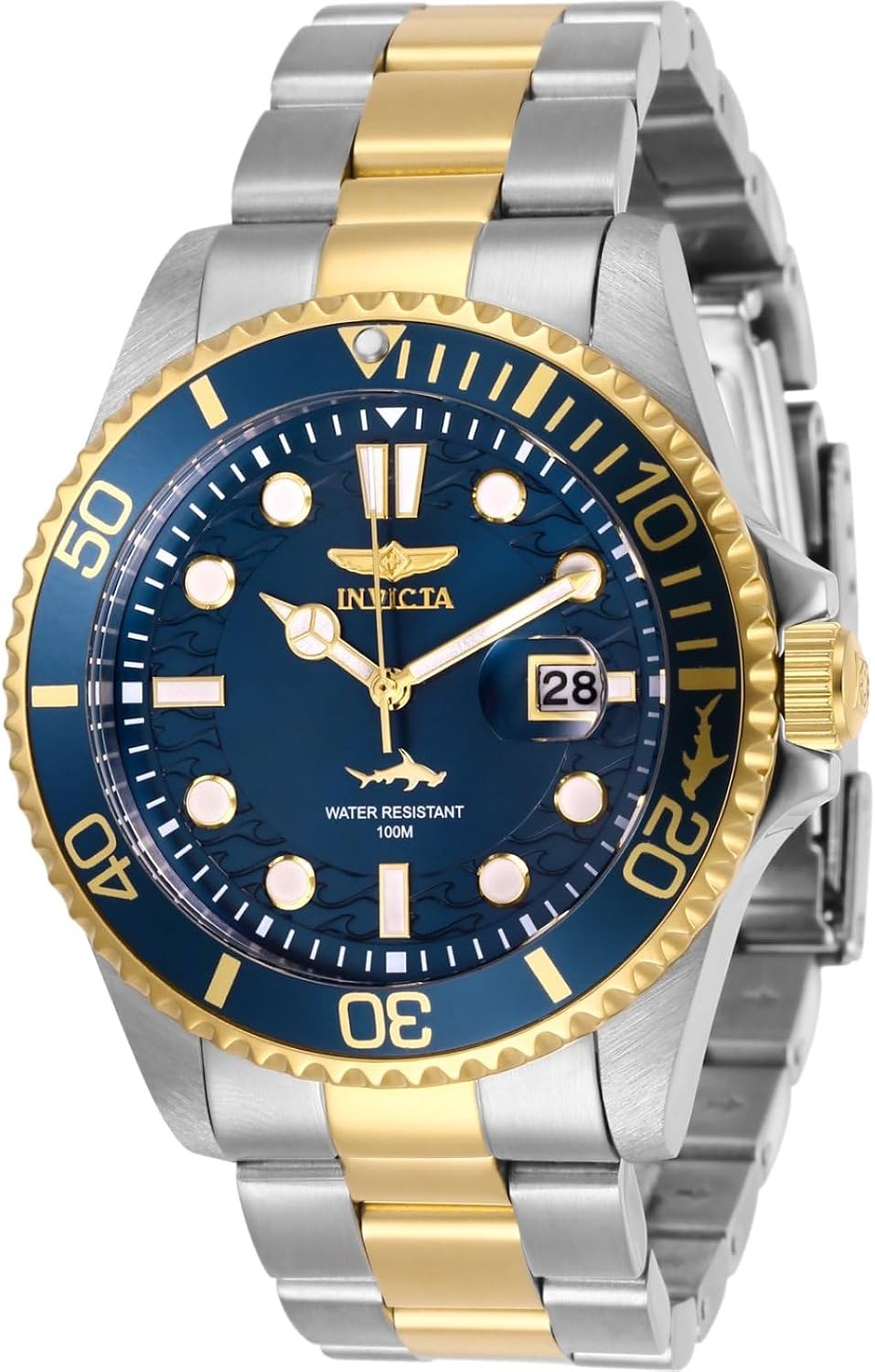 Detalle de Invicta Pro Diver Montre Homme – Quartz en Acier inoxydable, 43 mm