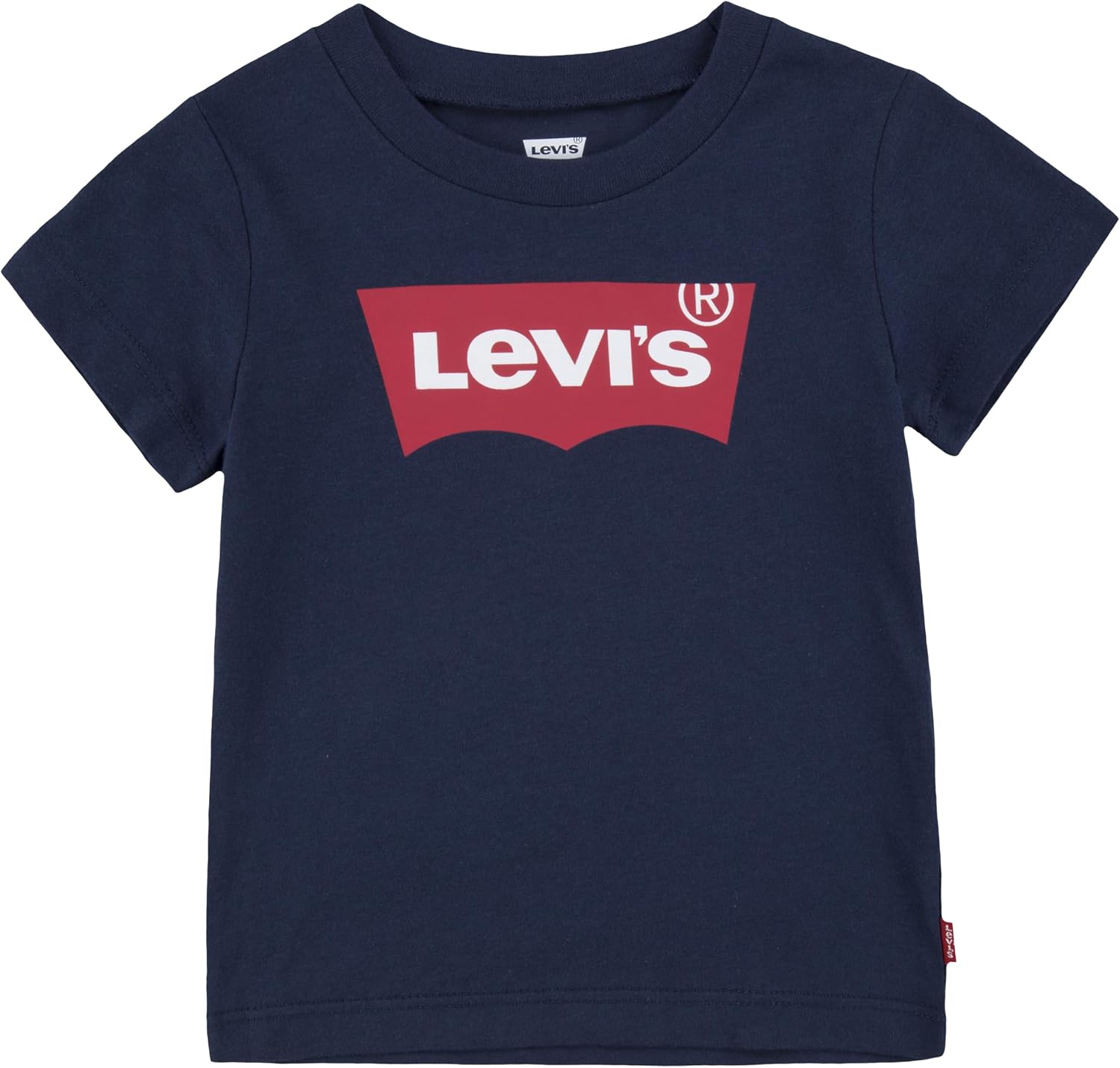 Detalle de Levi’s Boys Batwing Tee Boy : un t-shirt garçon confortable à détails Levi’s