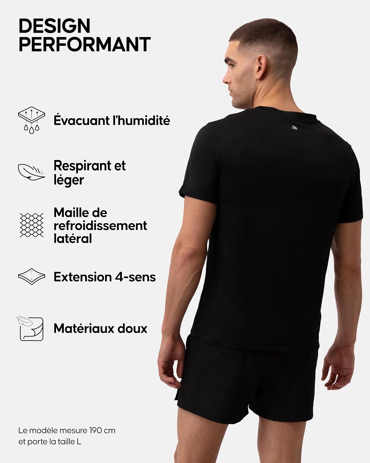 Detalle de DANISH ENDURANCE T-shirt technique respirant