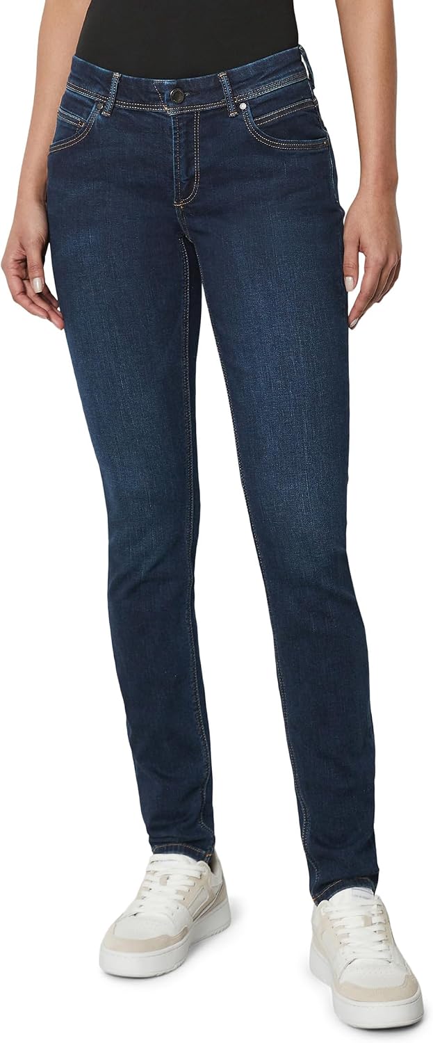 Detalle de Jean femme Marc O'Polo Denim Slim Fit – élasthanne, confort et style intemporel