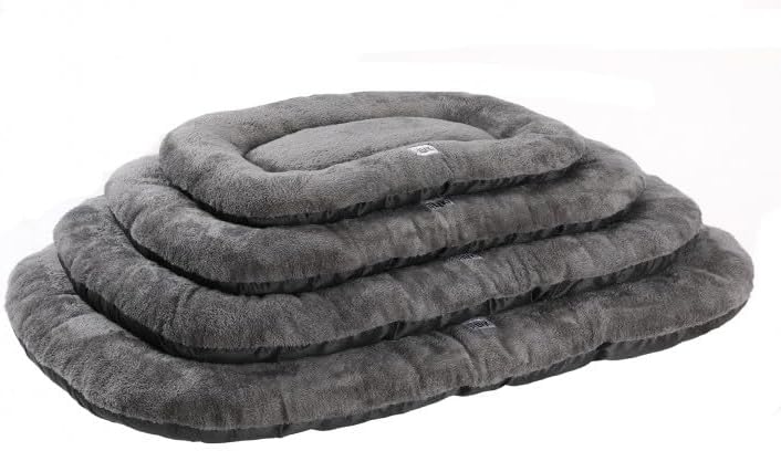 Detalle 2 de Mon ami Luki Coussin Ovale Lines Anti-Derapant Gris pour Chien – M