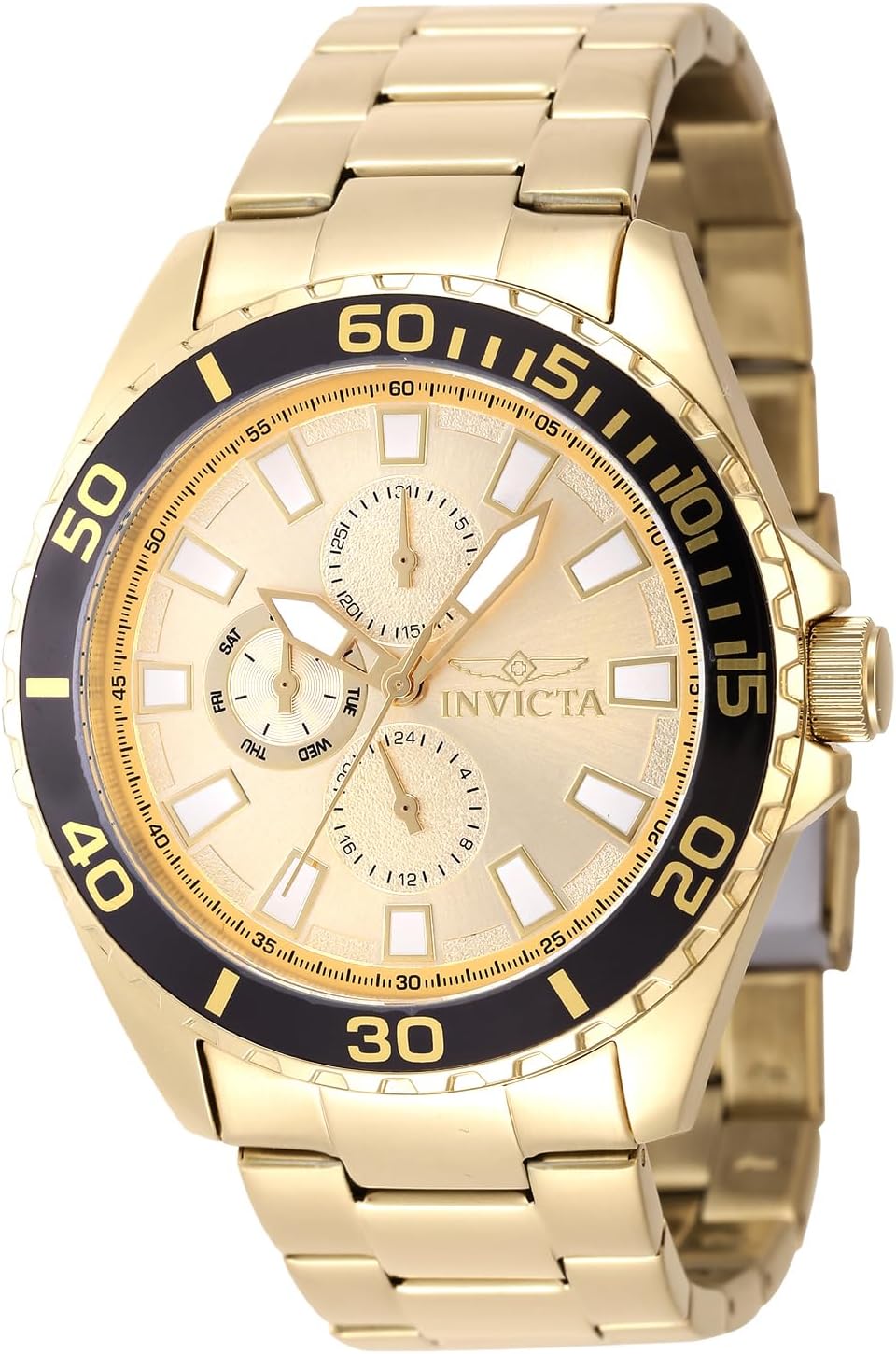Detalle de Invicta Pro Diver Montre Homme 46 mm — Mouvement Quartz en Acier Inoxydable