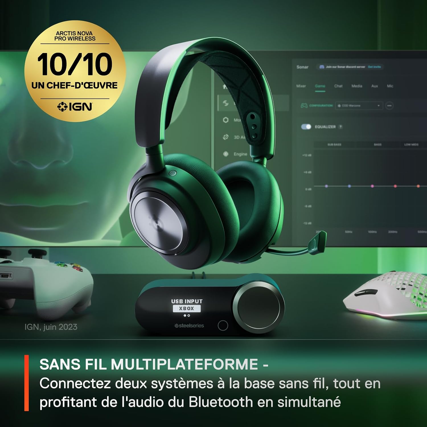 Thumbnail 5 de SteelSeries Arctis Nova Pro Wireless X casque gaming