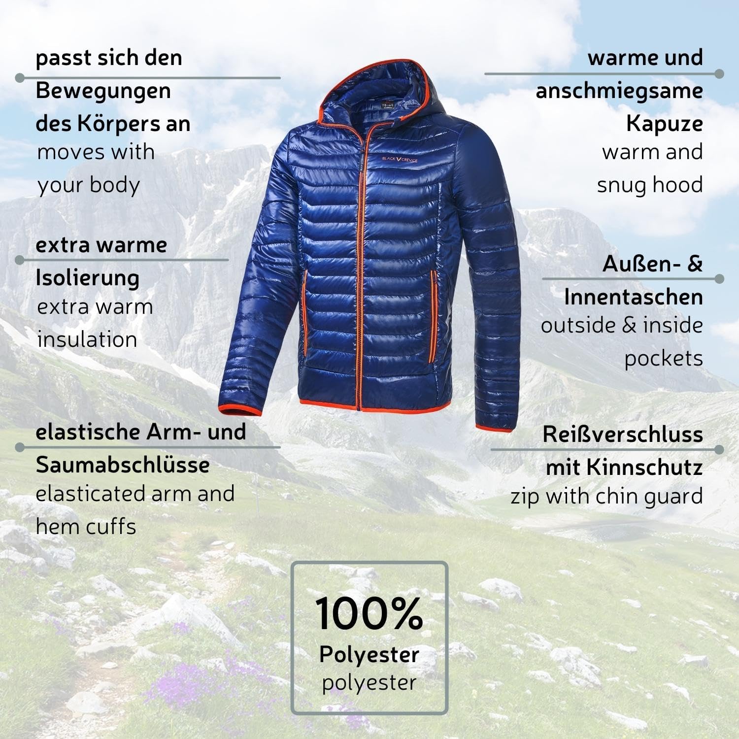 Detalle 2 de Black Crevice Veste isolante homme 120 g