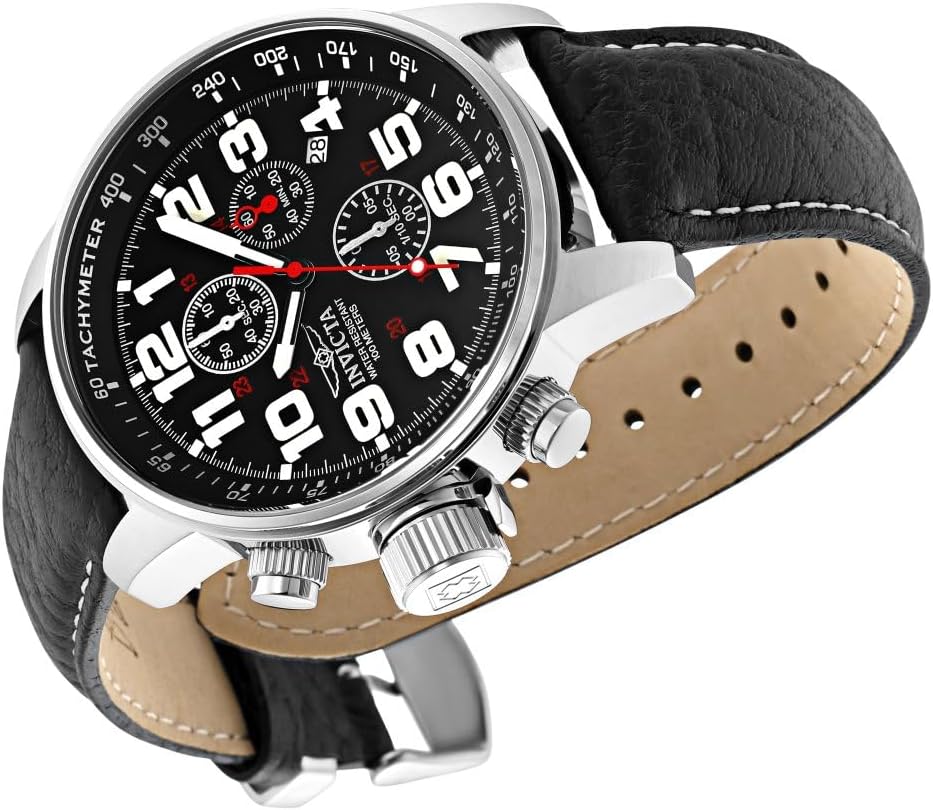 Detalle de Invicta I-Force Montre Homme - Mouvement Quartz, Acier Inoxydable, 46 mm