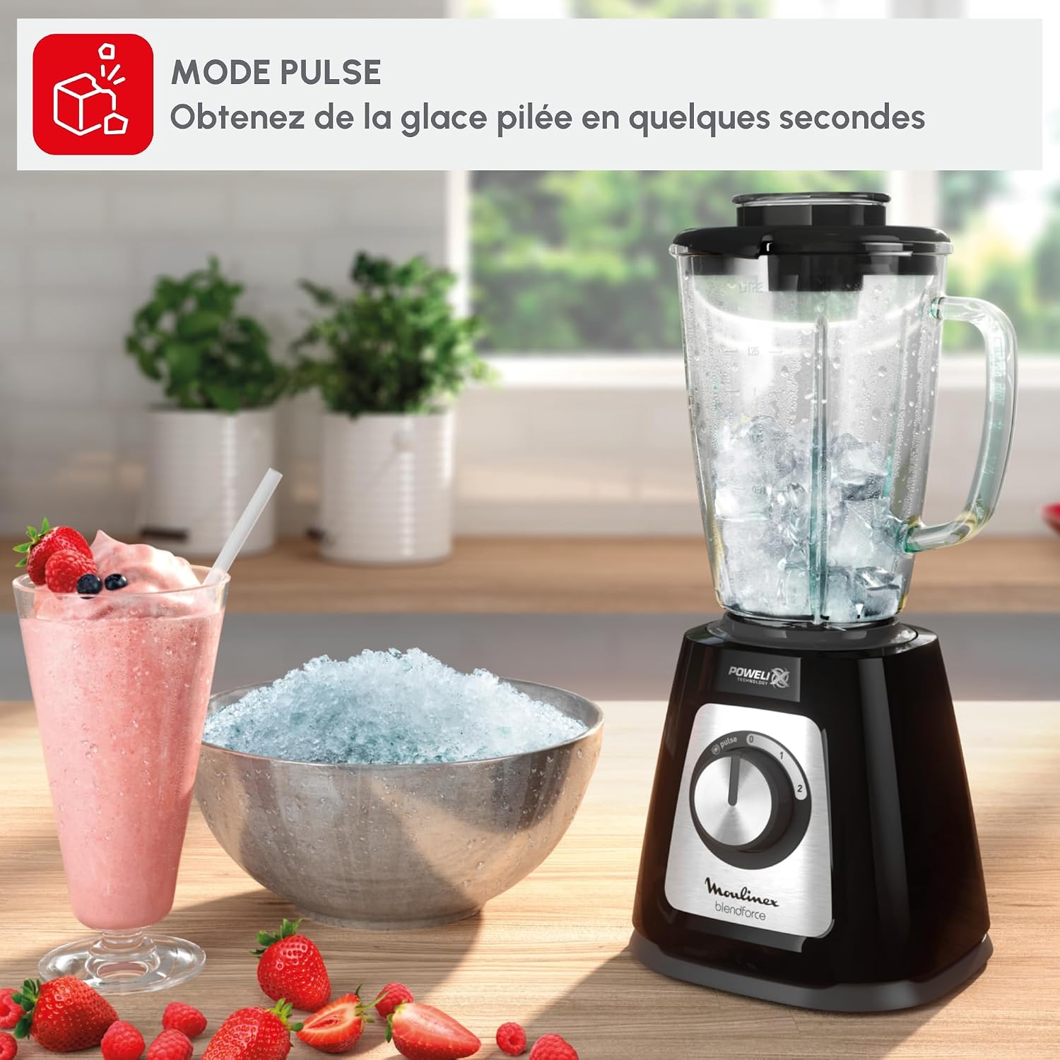 Detalle 2 de Moulinex LM42051 mixeur 800 W 🍹