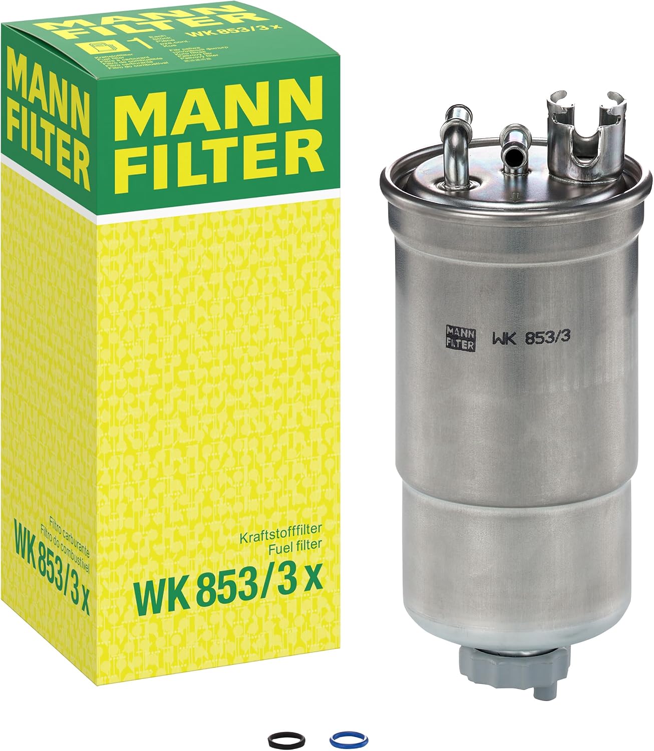 Detalle de MANN-FILTER WK 853/3 x Filtre à carburant pour VÉHICULE DE TOURISME et UTILITAIRES