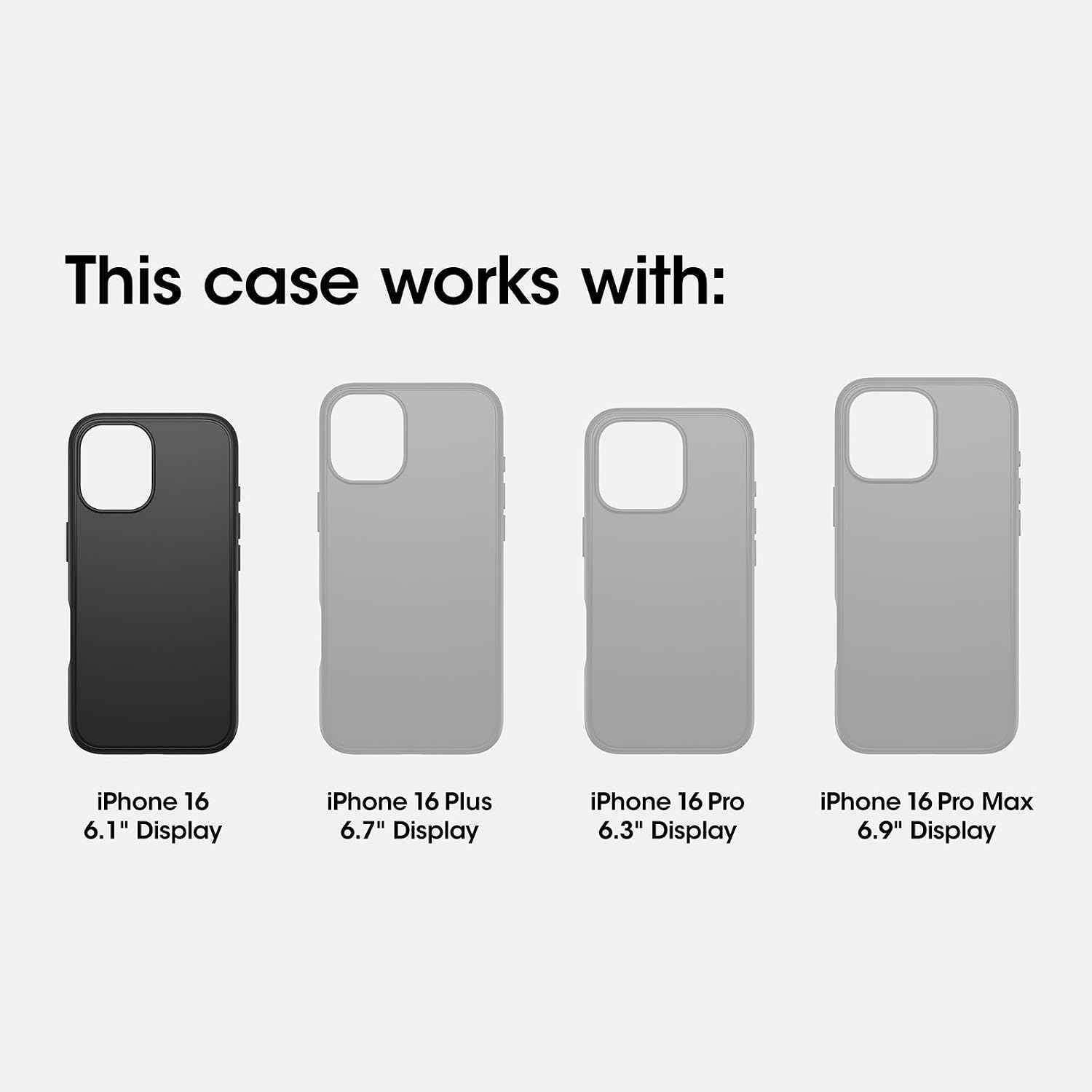 Detalle 2 de Coque OtterBox Symmetry Series MagSafe pour iPhone 16, antichoc, résiste aux chutes, bleu nuage 🚚