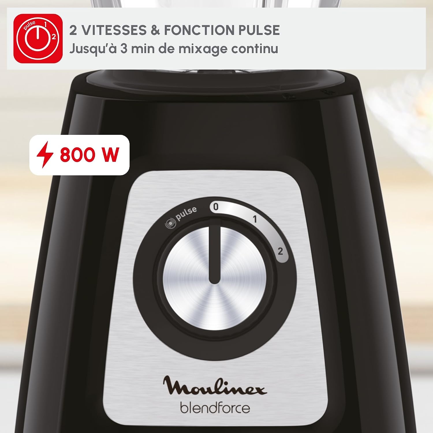 Detalle 2 de Moulinex LM42051 mixeur 800 W 🍹