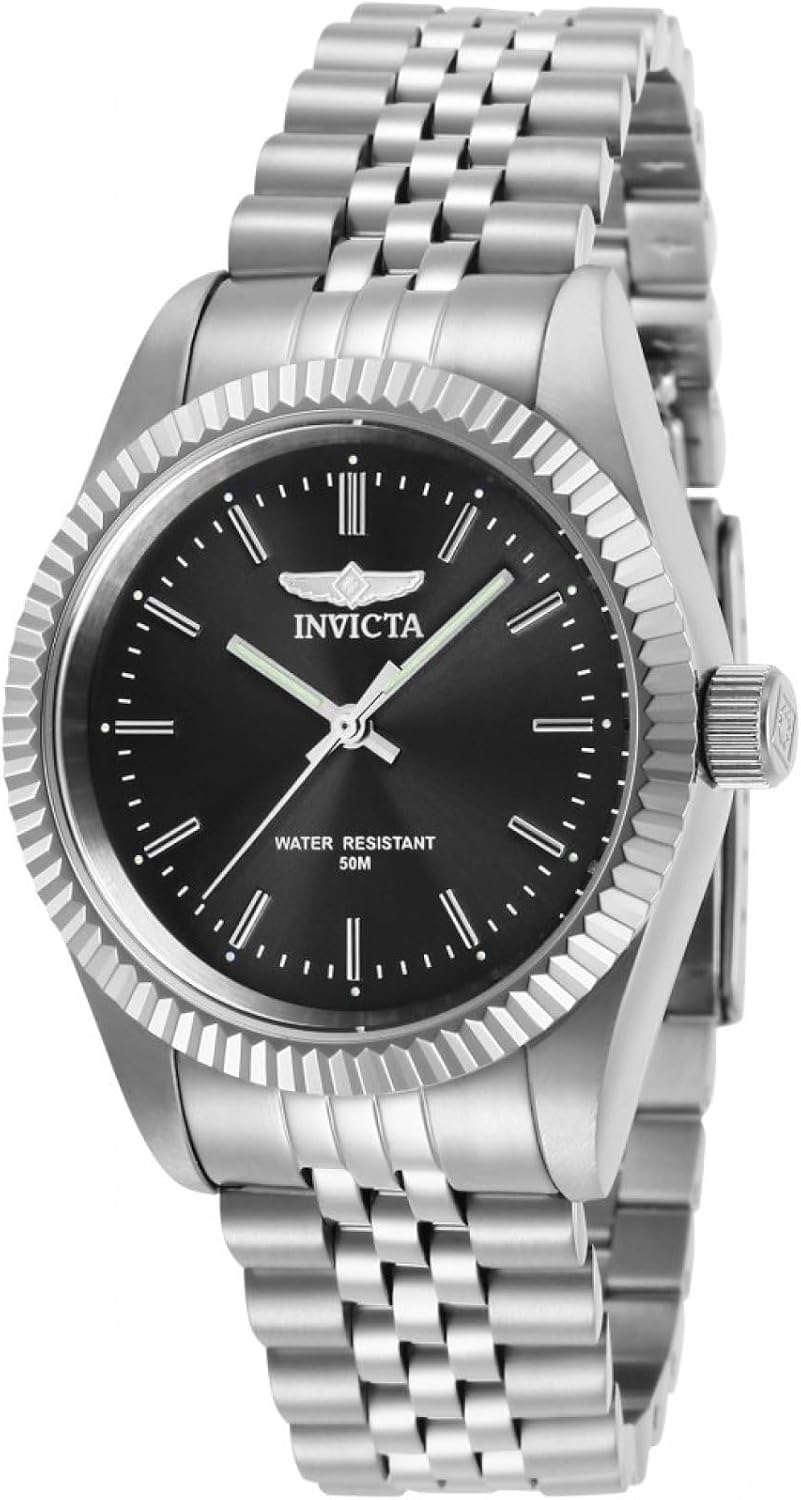 Detalle de Invicta Specialty femme 36 mm – Montre quartz en acier inoxydable, cadran gris