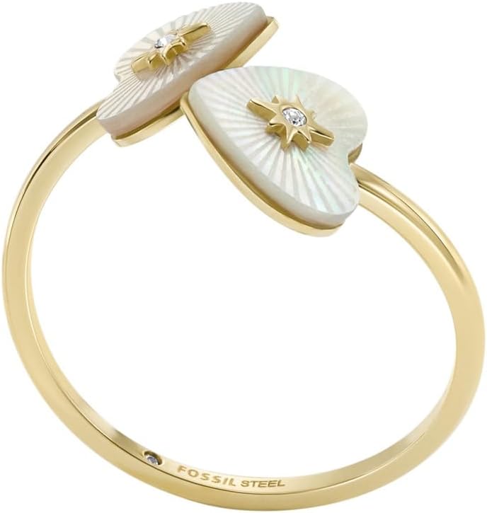 Detalle de FOSSIL Anneaux ouverts en acier inoxydable pour femmes