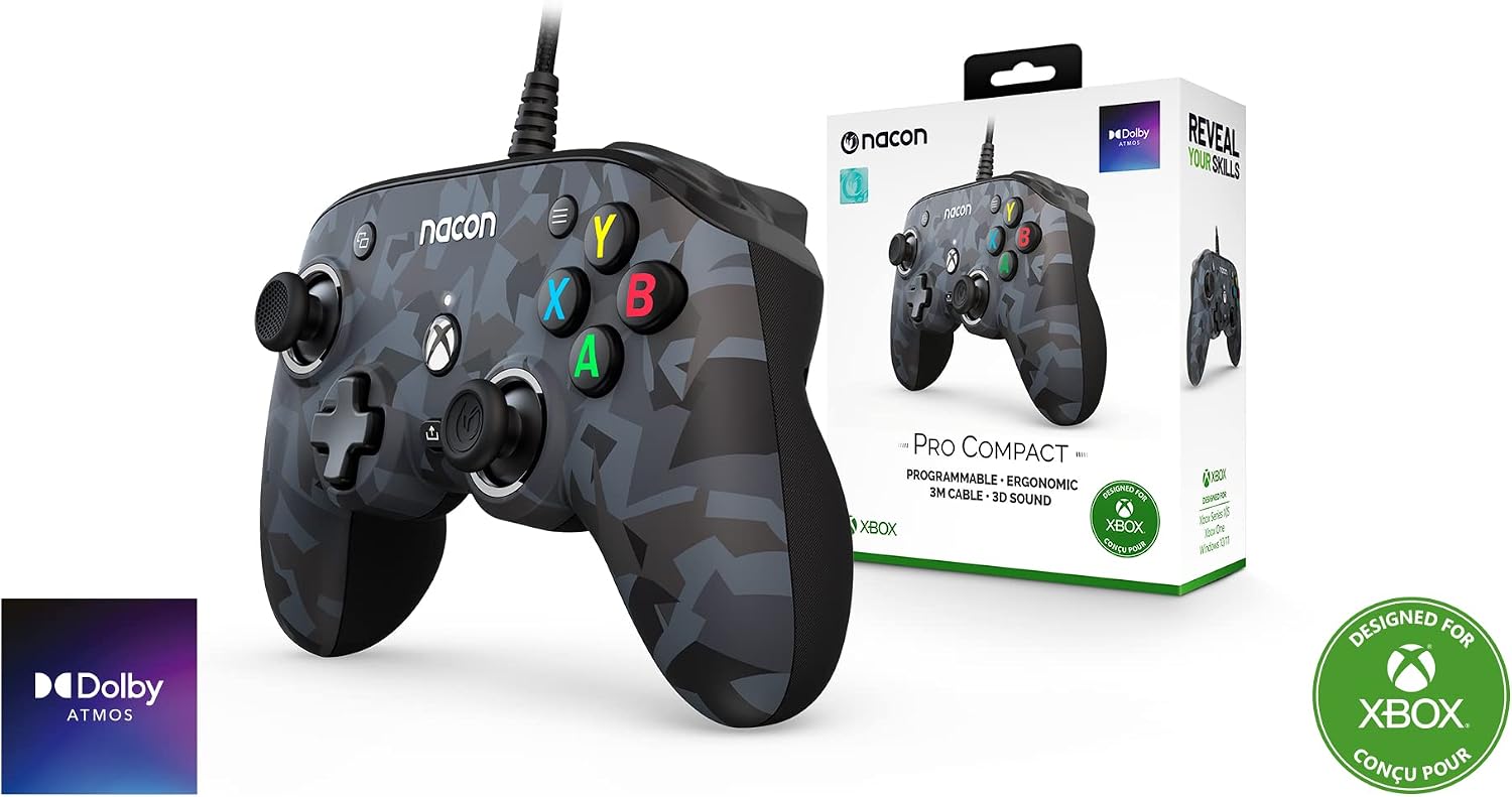 Detalle de Nacon Pro Compact Controller Camo Urban : la manette compacte au look camo urban