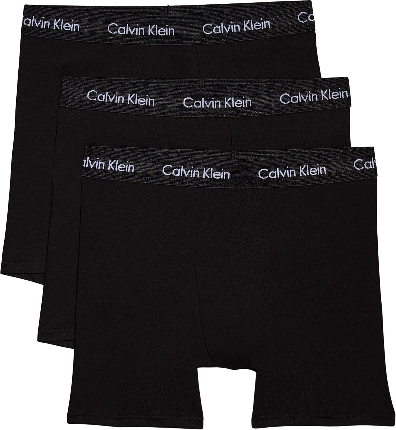 Detalle de Calvin Klein Boxers Longs Lot de 3 Homme Boxer Brief Stretch