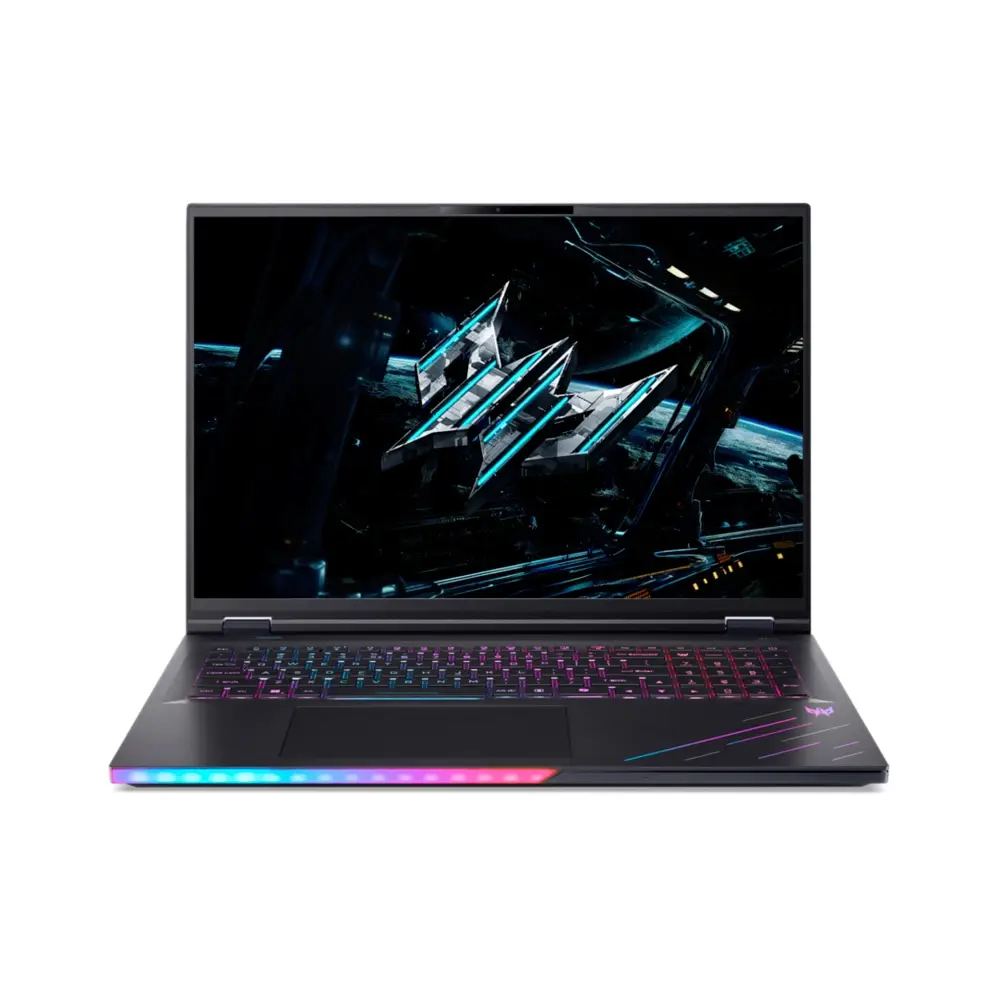 Detalle de Acer Predator Helios 18 AI (PH18-73) — PC portable gamer 18" Intel Core Ultra 9, GeForce RTX 5090, 128 Go RAM, 3 To SSD