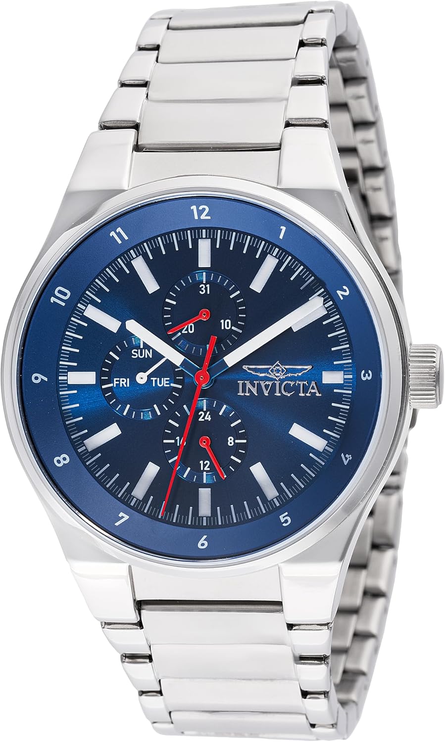 Detalle 1 de Invicta Racing Montre Homme – Mouvement Quartz, Acier Inoxydable, 44 mm