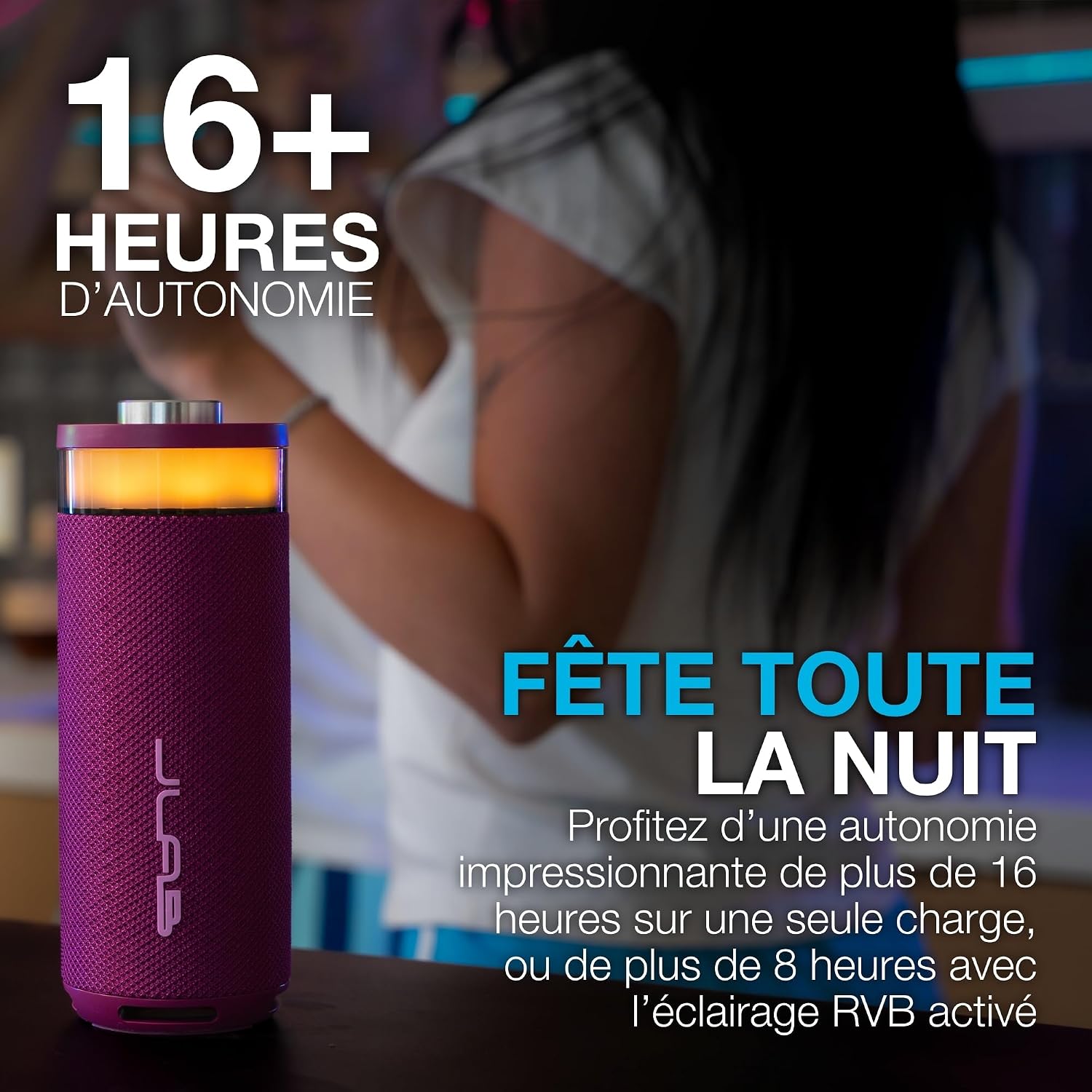Detalle 2 de JLab Go Party enceinte Bluetooth, 10 W