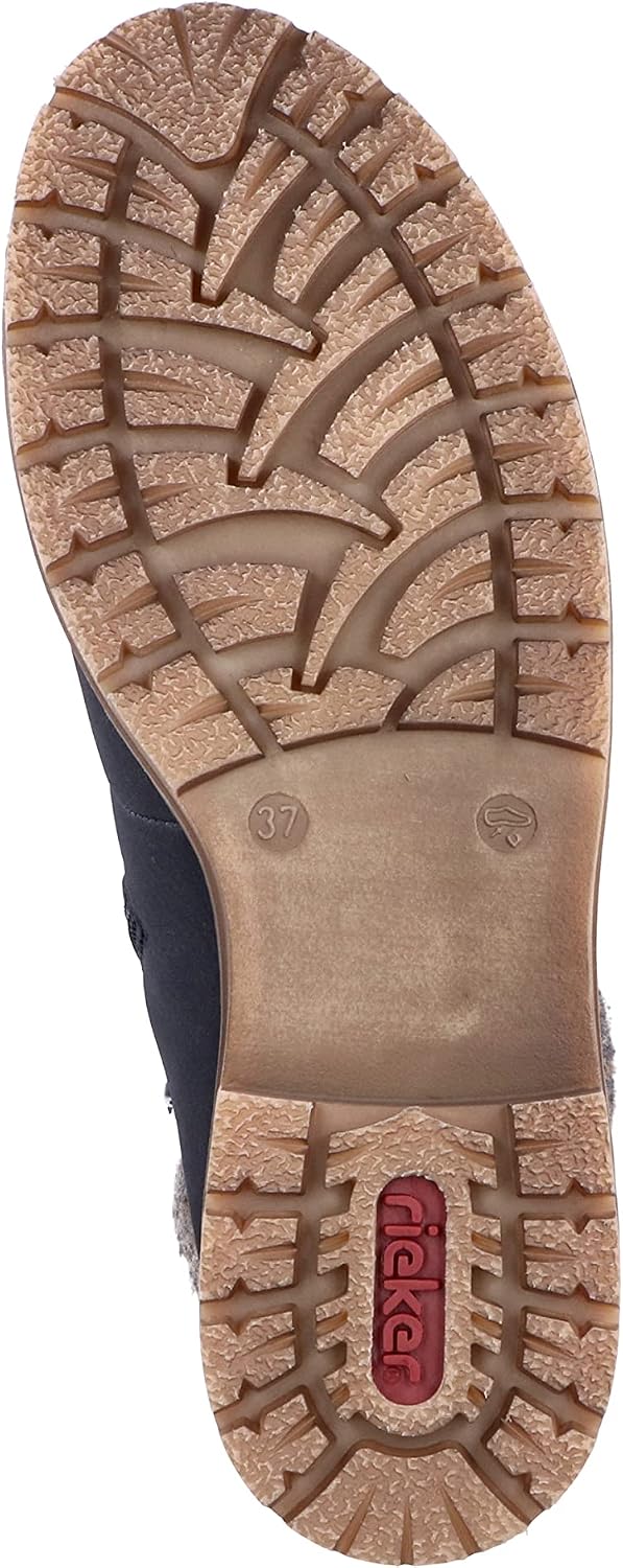 Detalle de Rieker Y9131 botte tendance femme : confort antistress et chaleur au quotidien