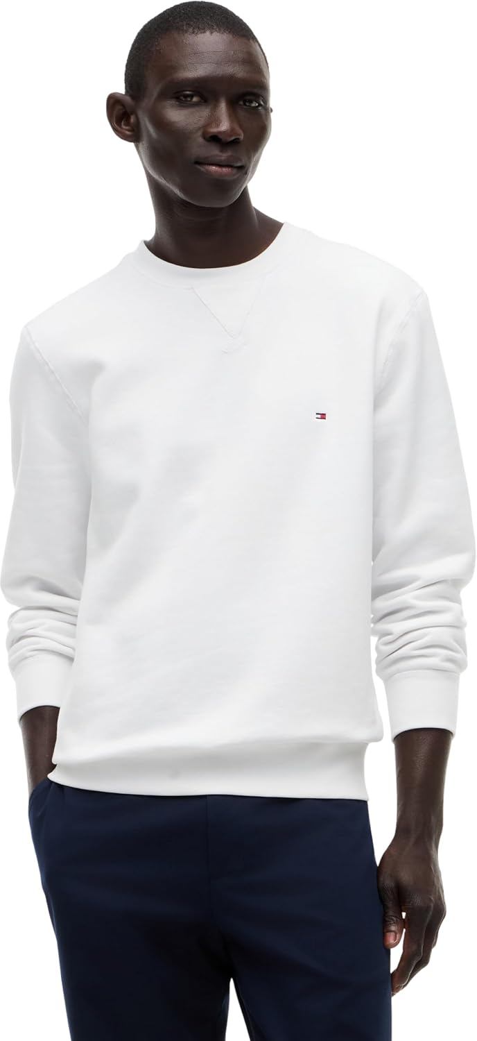 Thumbnail 6 de Tommy Hilfiger Sweat homme Essential Fleece col rond à manches en molleton Regular Fit