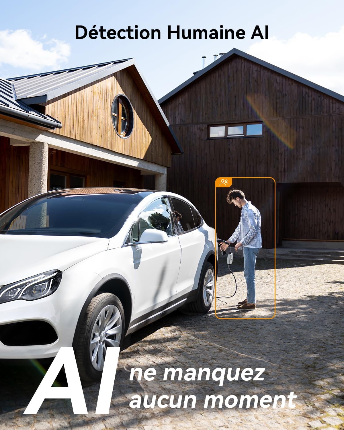 Detalle de Imou 2K Caméra de Surveillance Extérieure Sans Fil et Solaire – 360° PTZ, Détection Humaine IA, Audio Bidirectionnel et Sirène