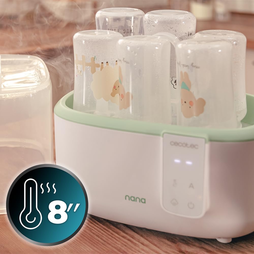 Detalle 2 de Cecotec Nana BabyCare stérilisateur 6 biberons