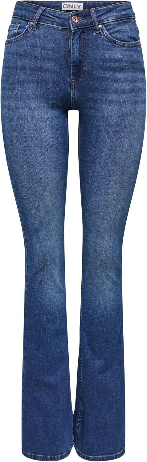 Detalle de ONLY Jean flare ONLBLUSH taille moyenne