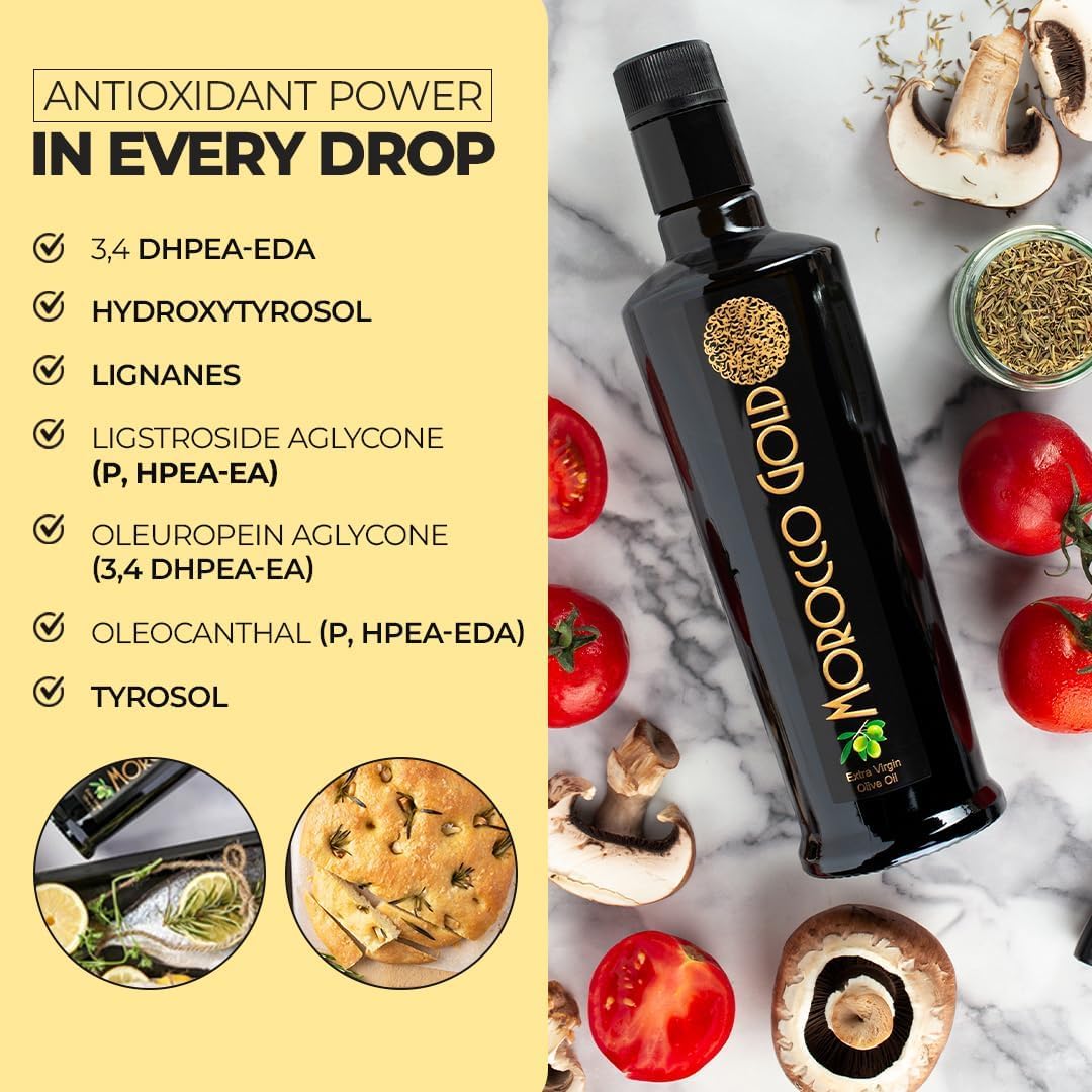 Detalle de Morocco Gold 500ml huile d'olive extra vierge đ«