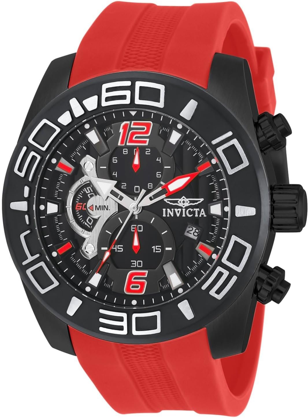 Detalle de Invicta Pro Diver 22812 pour homme – montre acier inox 50 mm, cadran bleu, mouvement à quartz
