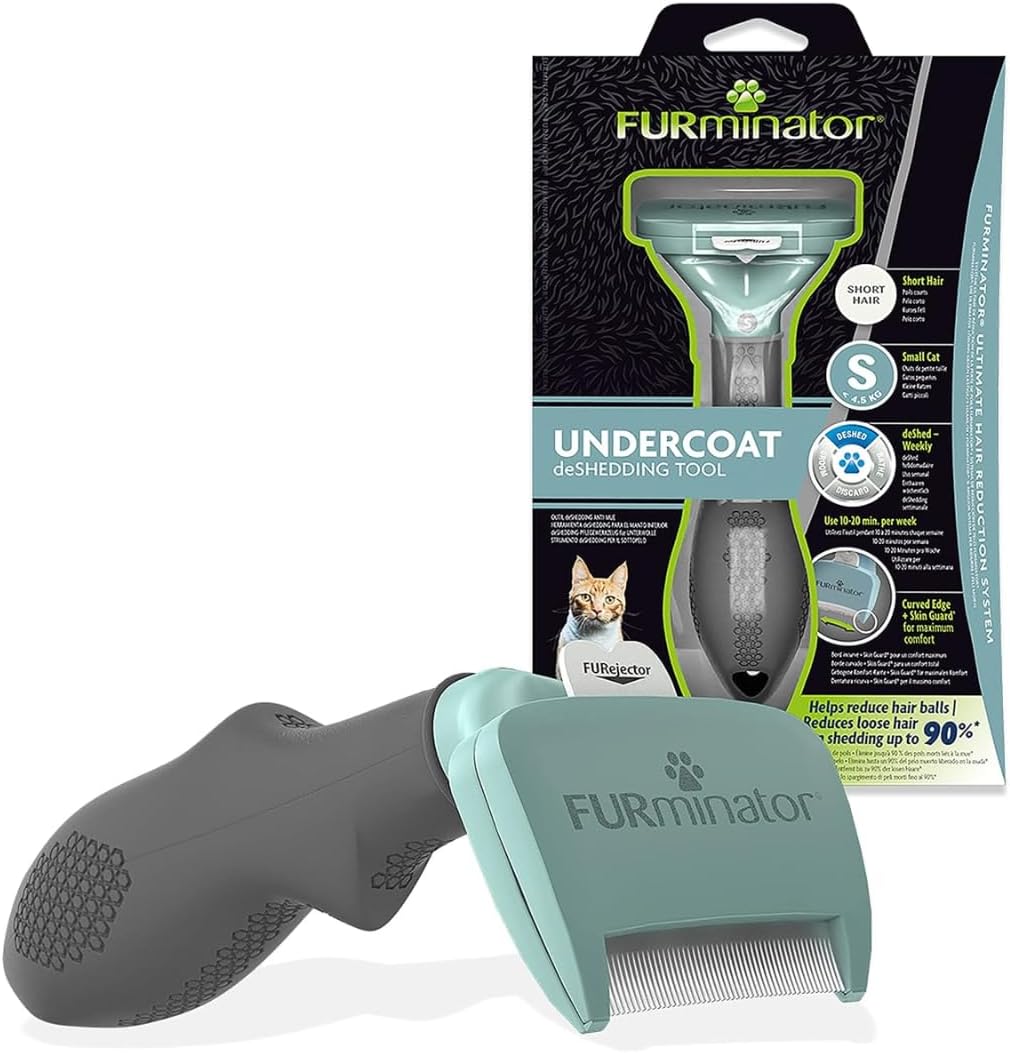 Thumbnail 6 de FURminator Outil Undercoat deShedding Chat L Poils courts – Efficace pour chats de grande taille