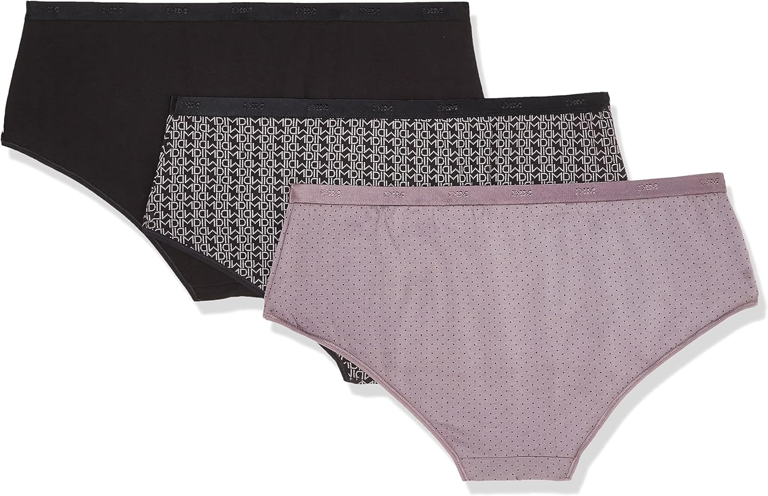 Detalle de DIM Boxer Femme Les Pockets Coton Couleurs & Motifs x3 – lot confortable et tendance