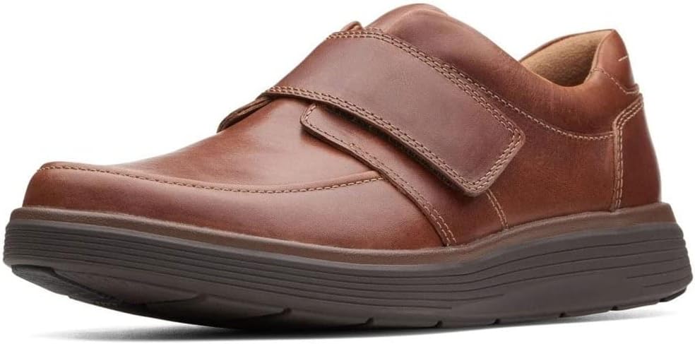 Detalle de Clarks Un Abode Strap MocassinHomme — Mocassin noir, confort Cushion Soft et soutien durable