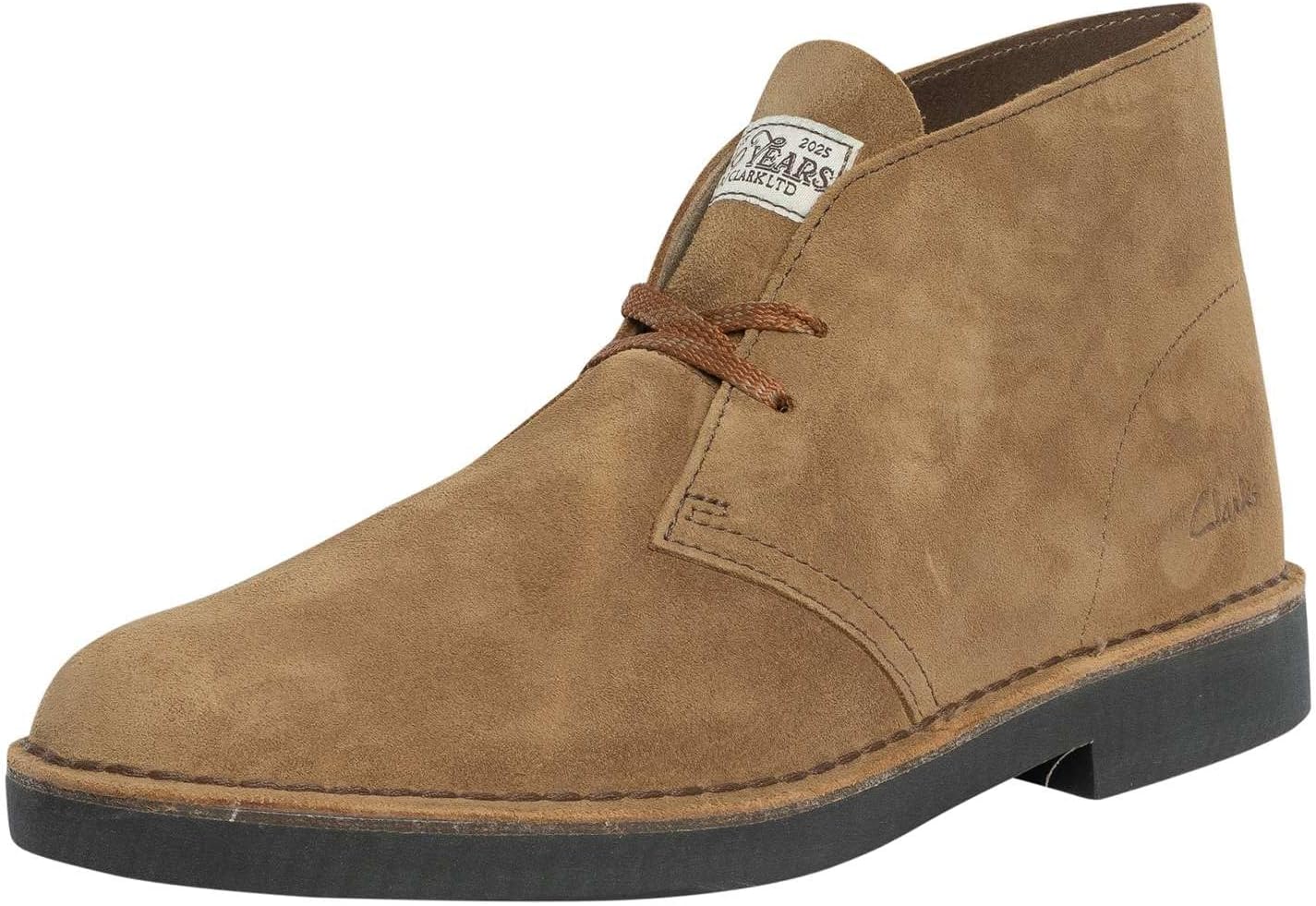 Detalle de Clarks Desert Boot Evo pour homme – daim sand et confort durable