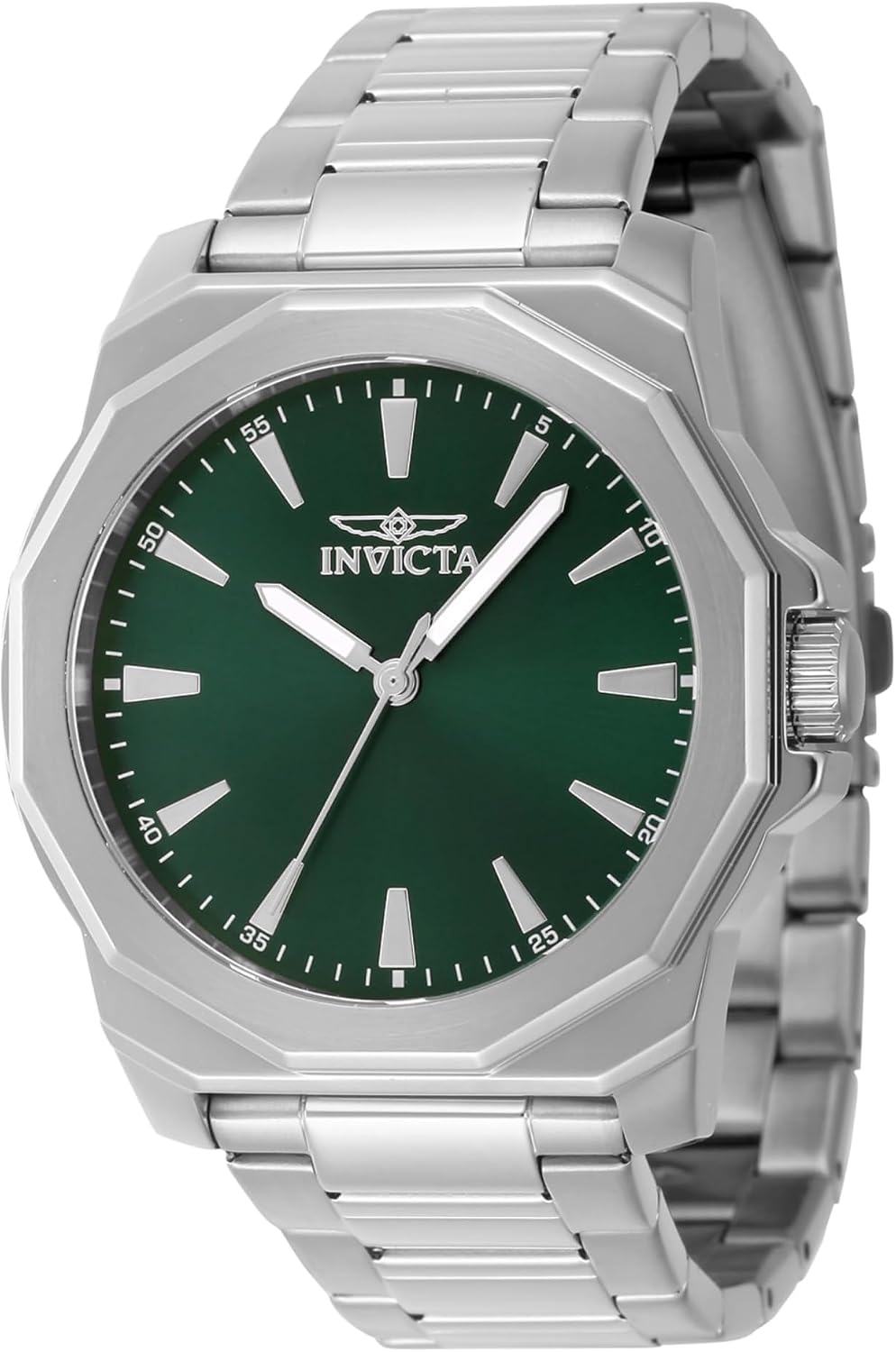 Detalle de Invicta Speedway Montre Homme 42 mm - Mouvement Quartz, Acier Inoxydable, Dial Vert