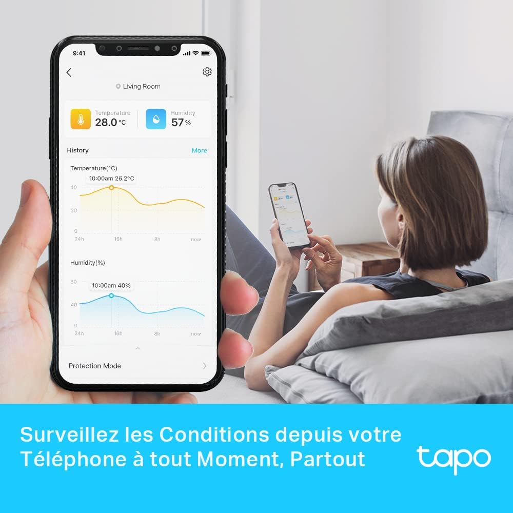 Detalle de Tapo Moniteur de température et d'humidité T315 avec écran E-Ink 2,7'' – verdict d'achat