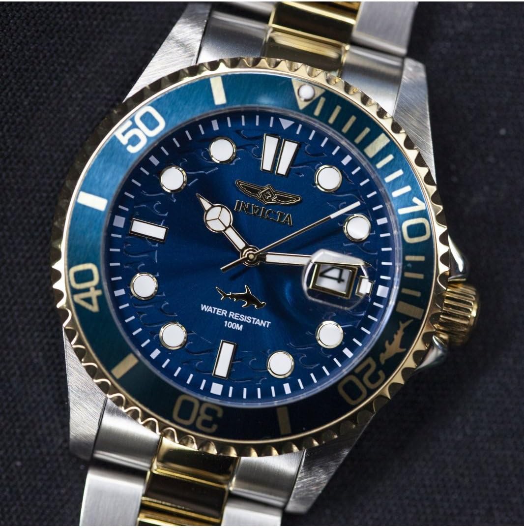 Detalle de Invicta Pro Diver Montre Homme – Quartz en Acier inoxydable, 43 mm