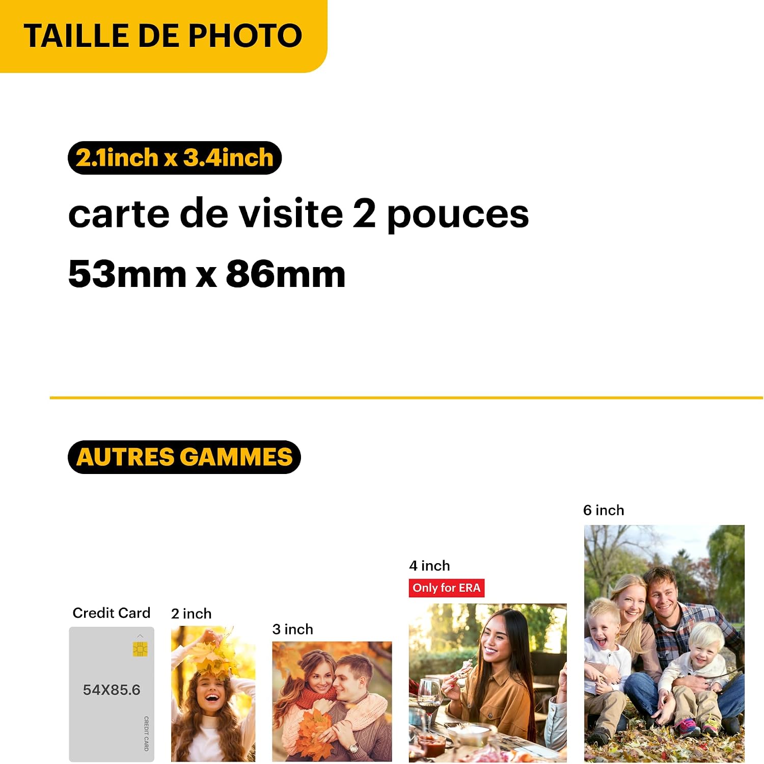 Detalle de Kodak Mini Shot 2 ERA 4PASS : appareil photo instantané et imprimante portable inclus 38 feuilles