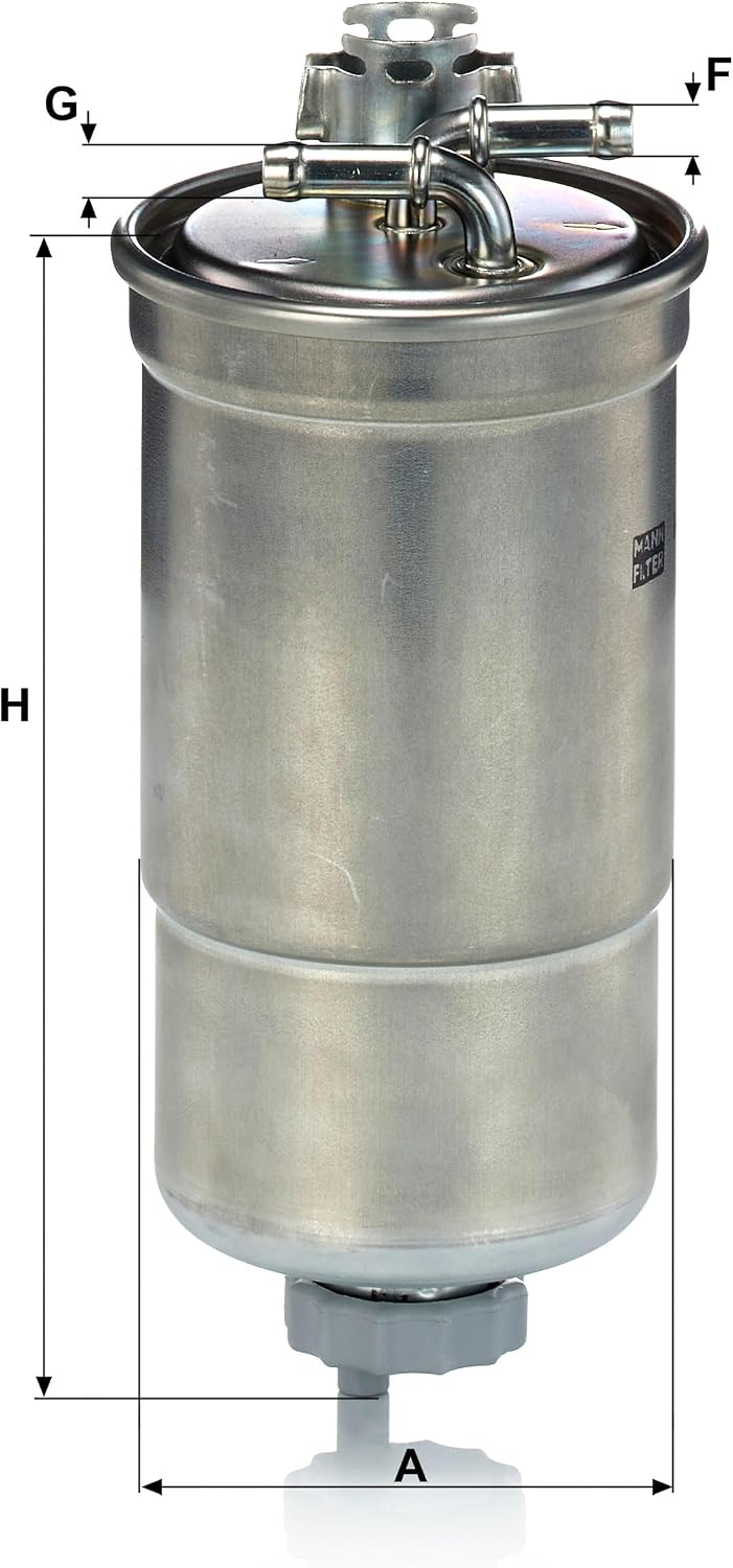 Detalle de MANN-FILTER WK 853/3 x Filtre à carburant pour VÉHICULE DE TOURISME et UTILITAIRES
