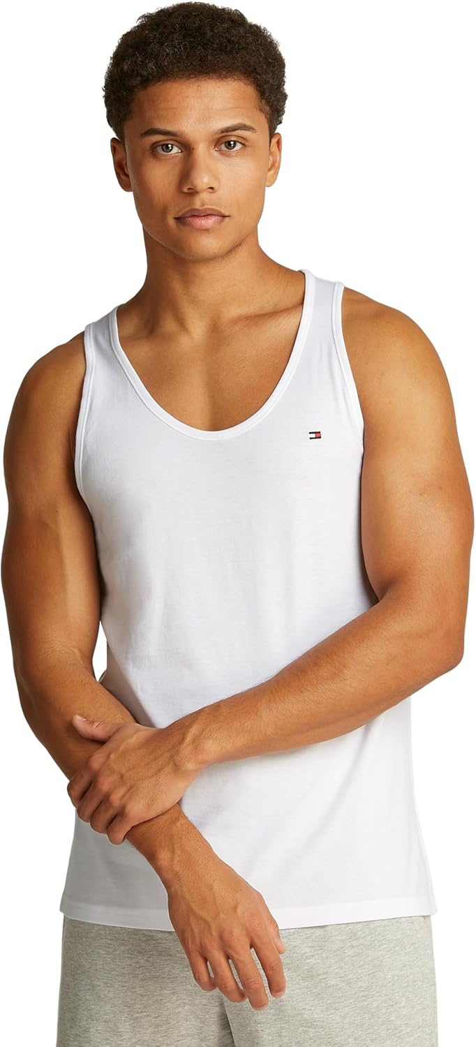 Detalle 2 de Tommy Hilfiger Débardeurs Homme Lot de 3 en Coton