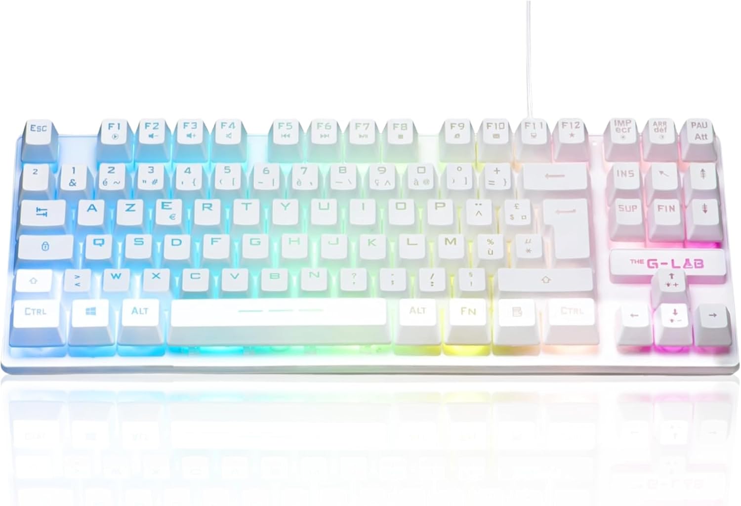 Detalle de The G-Lab Keyz Caesium TKL RGB 8…