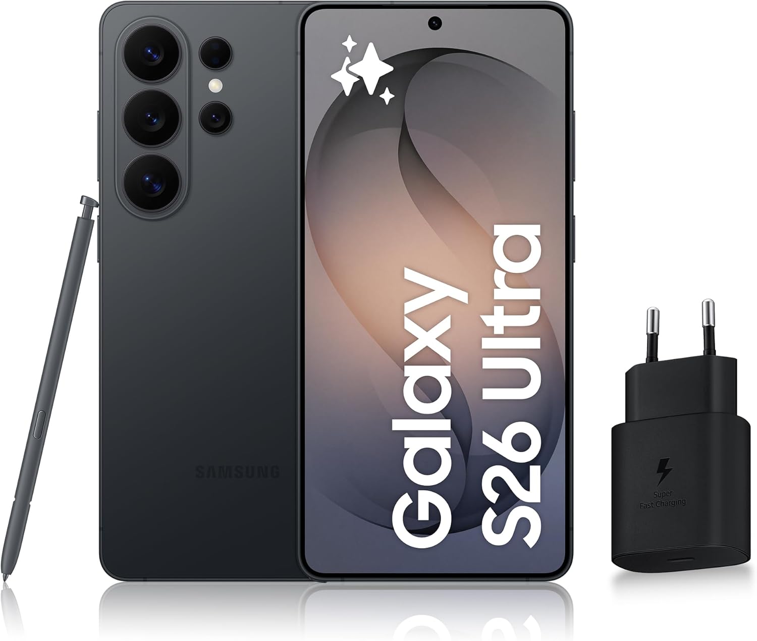 Detalle de Samsung Galaxy S26 Ultra — Smartphone Android 5G, 512 Go, Noir, chargeur 25W inclus