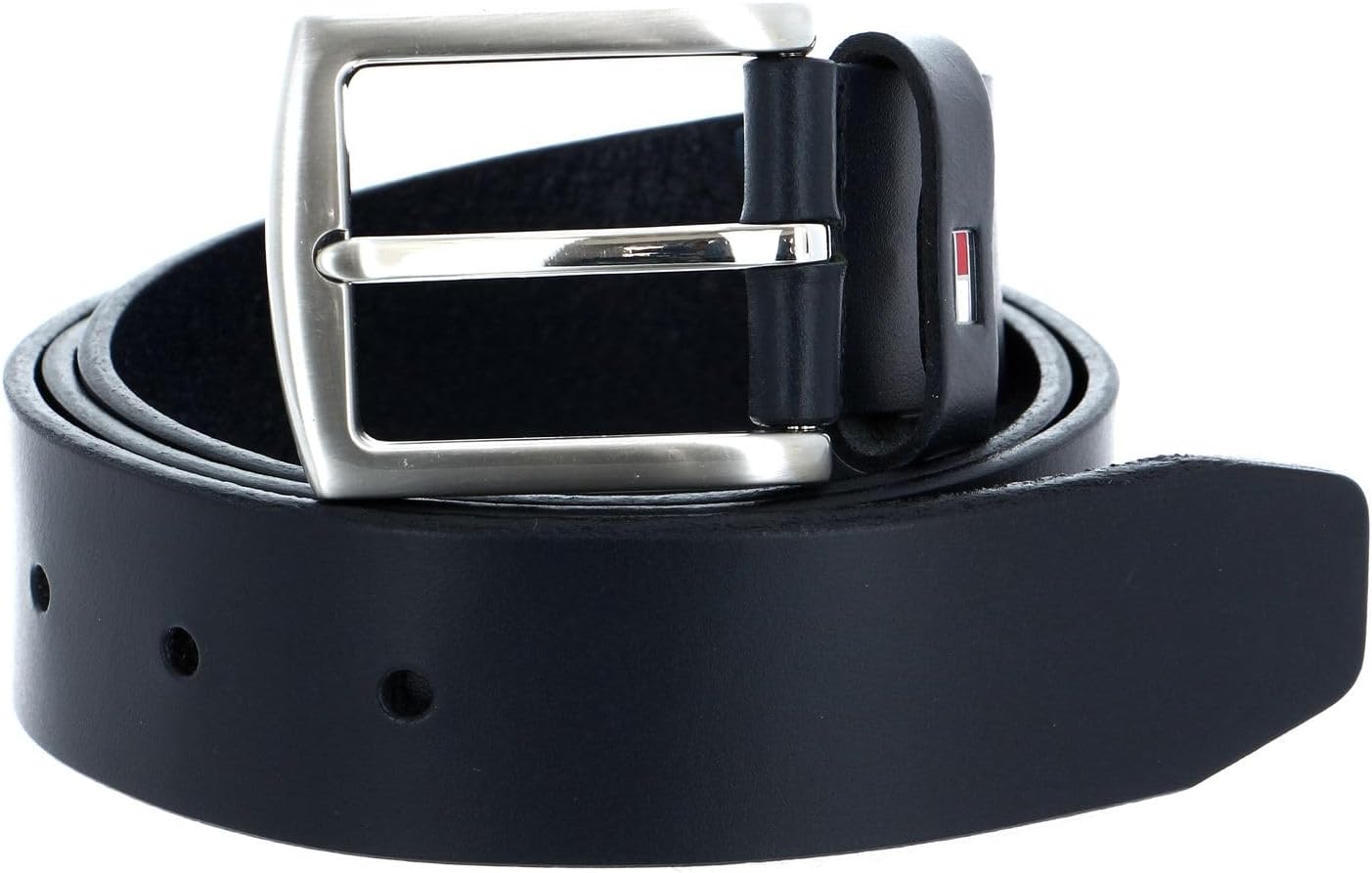 Detalle de Tommy Hilfiger Ceinture Homme New Denton 3,5 cm en Cuir
