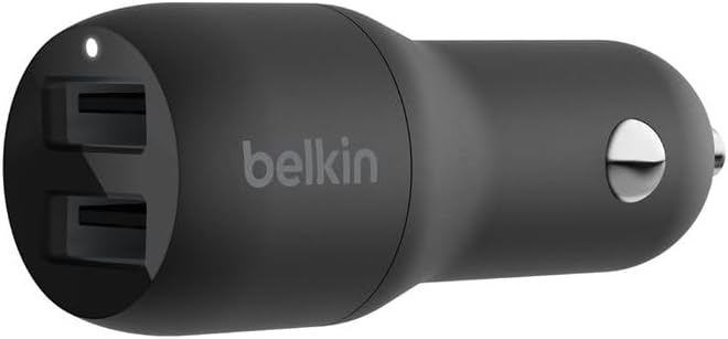 Detalle 2 de Belkin Chargeur de voiture USB-A vers USB-C – 24 W avec câble USB-C de 1 m