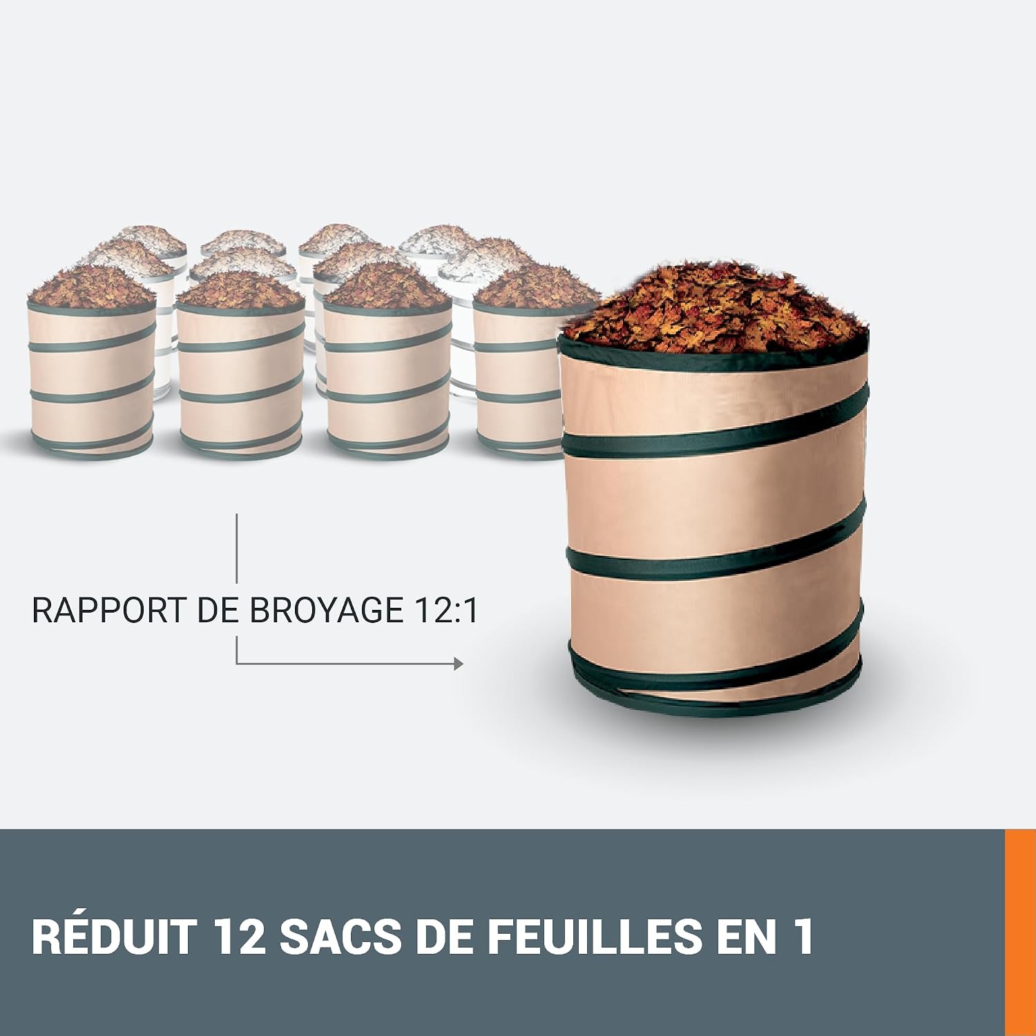 Detalle de WORX Aspirateur-Souffleur sans Fil Brushless 40V WG583E.9 — 2 en 1, livré sans batterie ni chargeur