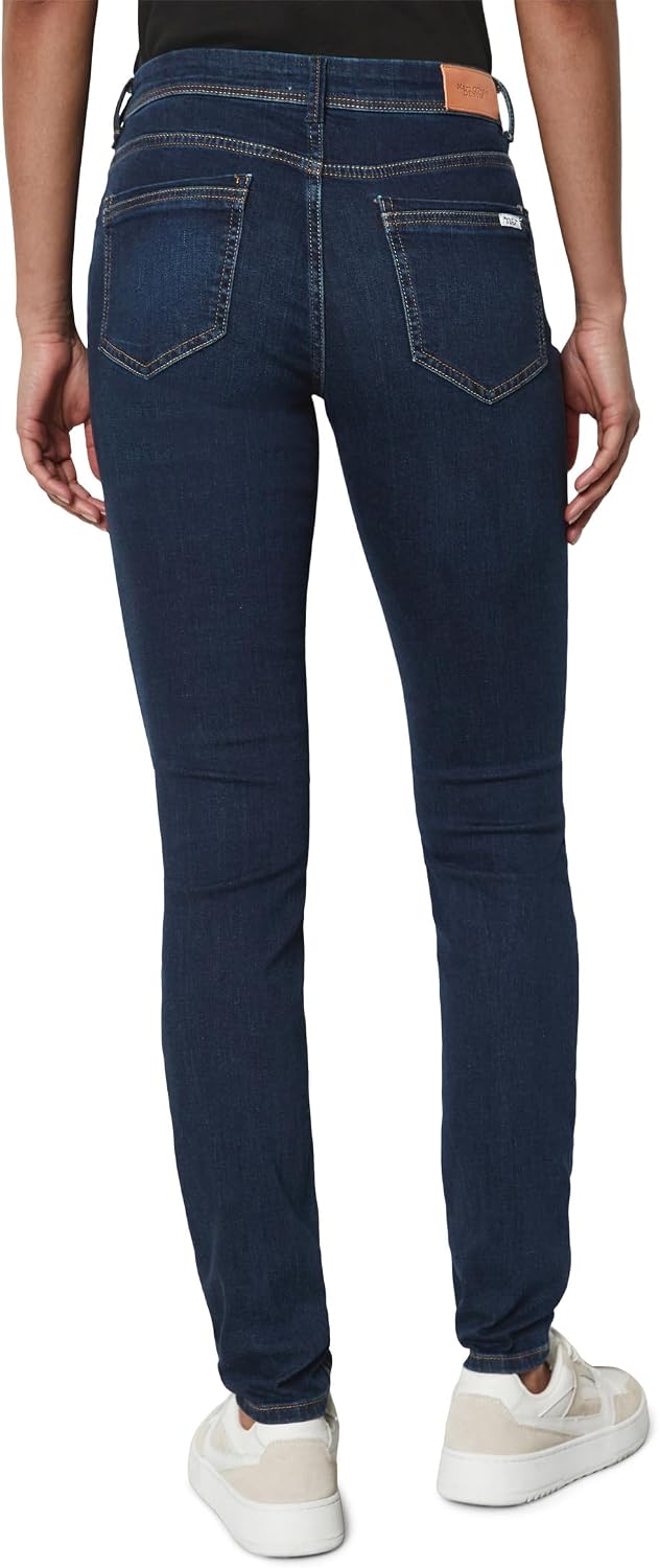 Detalle de Jean femme Marc O'Polo Denim Slim Fit – élasthanne, confort et style intemporel