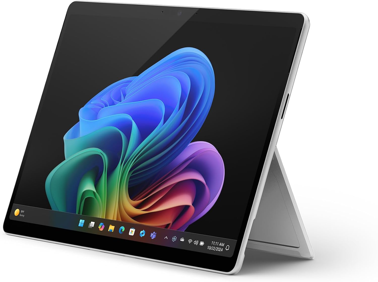 Detalle de Microsoft Surface Pro 11e édition (Copilot+ PC) – 2-en-1 OLED 13” tactile, Snapdragon X Elite, 16 Go, SSD 1 To (chargeur non inclus) – Platine
