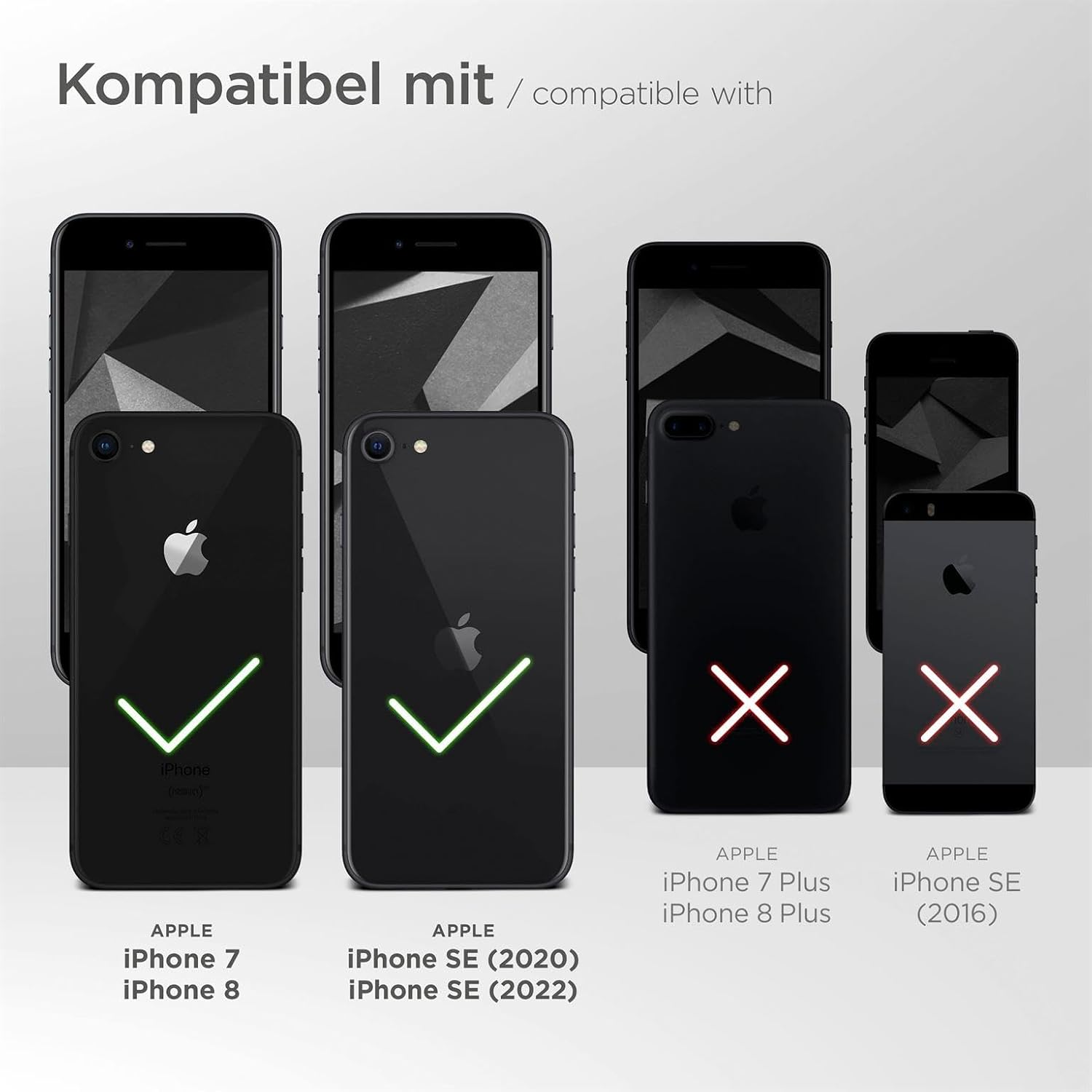 Detalle 2 de ONEFLOW Étui fin avec languette d’extraction pour iPhone SE (2020/2022) – Doublure microfibre et protection 360°